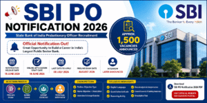 SBI PO Notification 2026