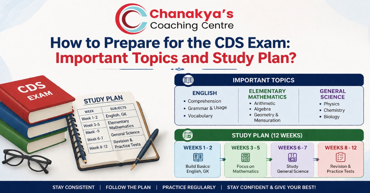How to Prepare for the CDS Exam: Important Topics and Study Plan?