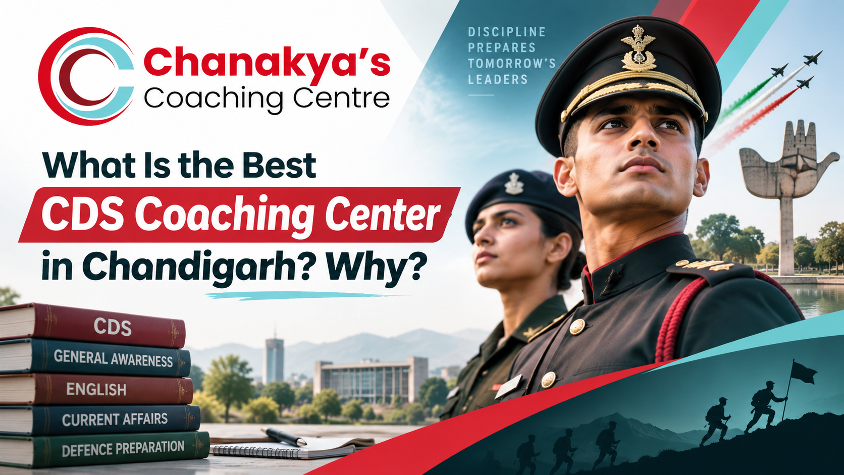 Discover CDS preparation in Chandigarh with Chanakya’s Coaching Centre, offering structured learning, expert guidance, practice, revision, and exam preparation.